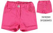 Pantaloni albi scurti copii 0Q581